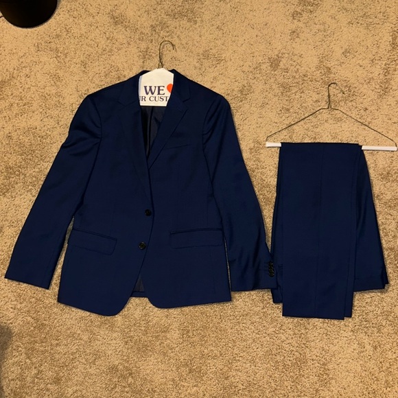 Banana Republic Reda 1865 Contemporary Classic Navy Blue Suit